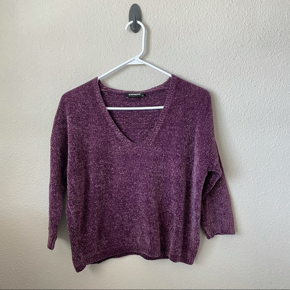 Cropped Knit Sweater